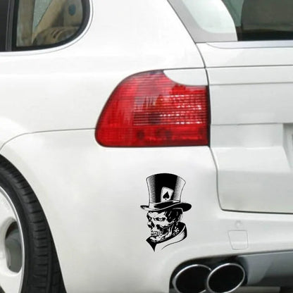 Lovely Joker Skeleton Skull Car Decal