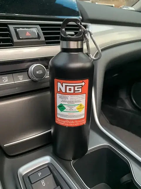 Car NOS Nitrogen Water Bottle  Black