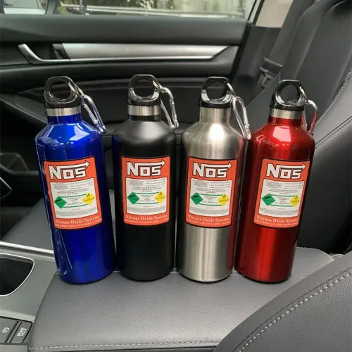 Car NOS Nitrogen Water Bottle  Blue