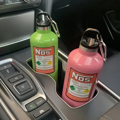 Car NOS Nitrogen Water Bottle  Pink