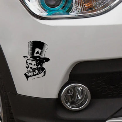 Lovely Joker Skeleton Skull Car Decal